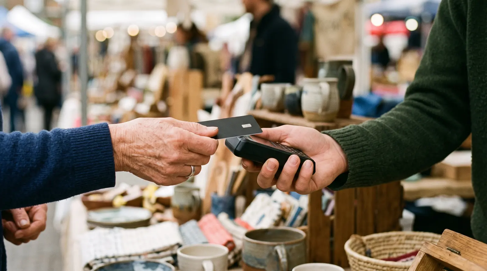 A phone showing a payment received
